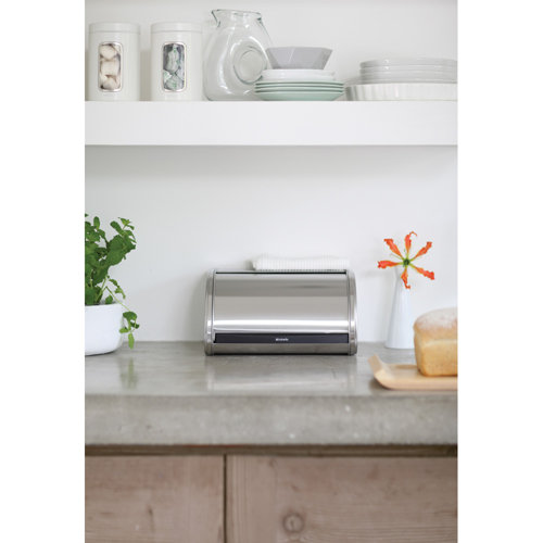 Brabantia Medium Roll Top Bread Bin & Reviews Wayfair.co.uk